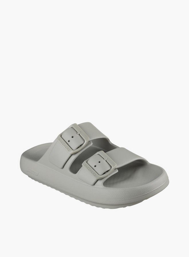 SKECHERS Men Buckle Accent Slides - Image 1